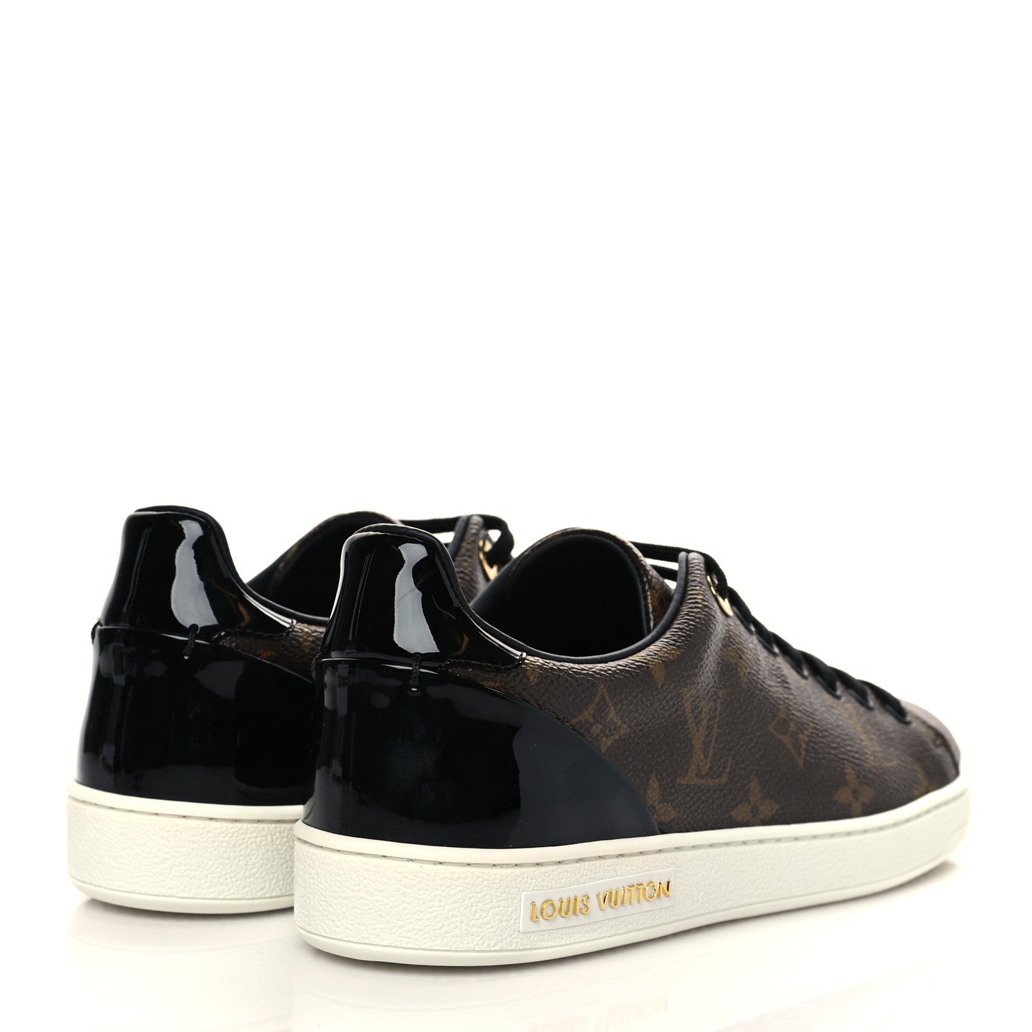 Louis Vuitton Patent Monogram Frontrow Sneakers 38 4 of 8