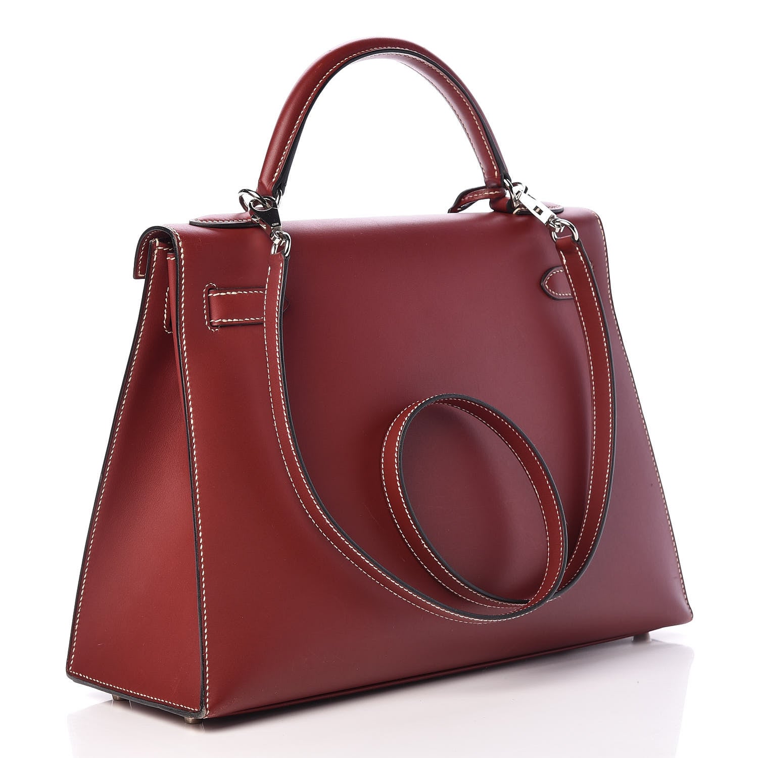 Hermes Chamonix Kelly Sellier 32 Rouge H 3 of 22