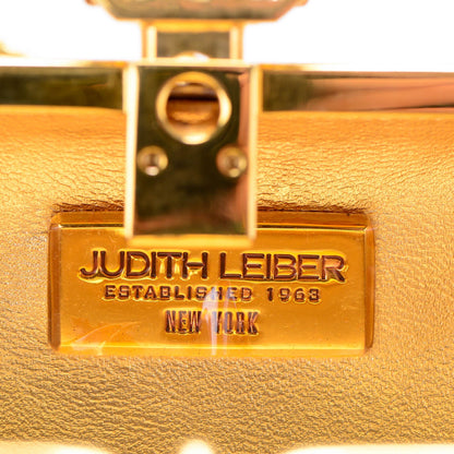 Judith Leiber Swarovski Crystal Minaudière Clutch Gold 5 of 7