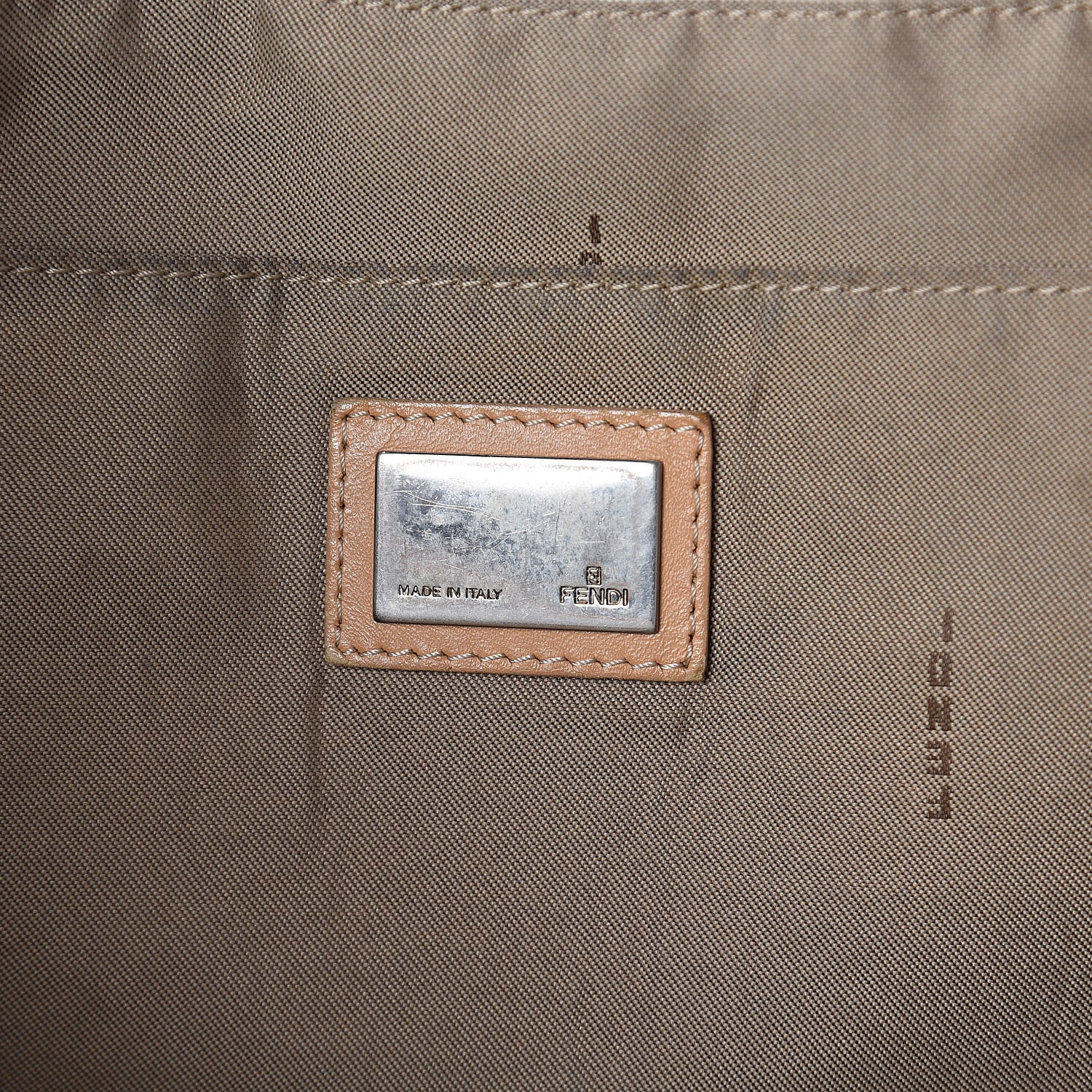 Fendi Zucchino Shopping Tote Blue 6 of 11