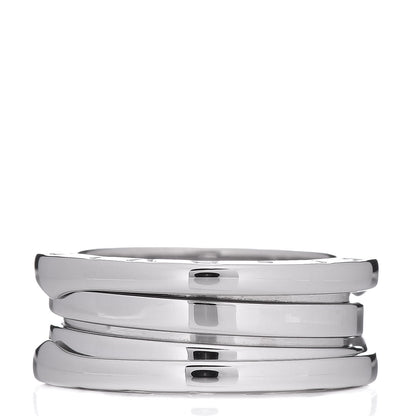 Bulgari 18K White Gold B.Zero1 Two-Band Ring 50 5.25 3 of 7