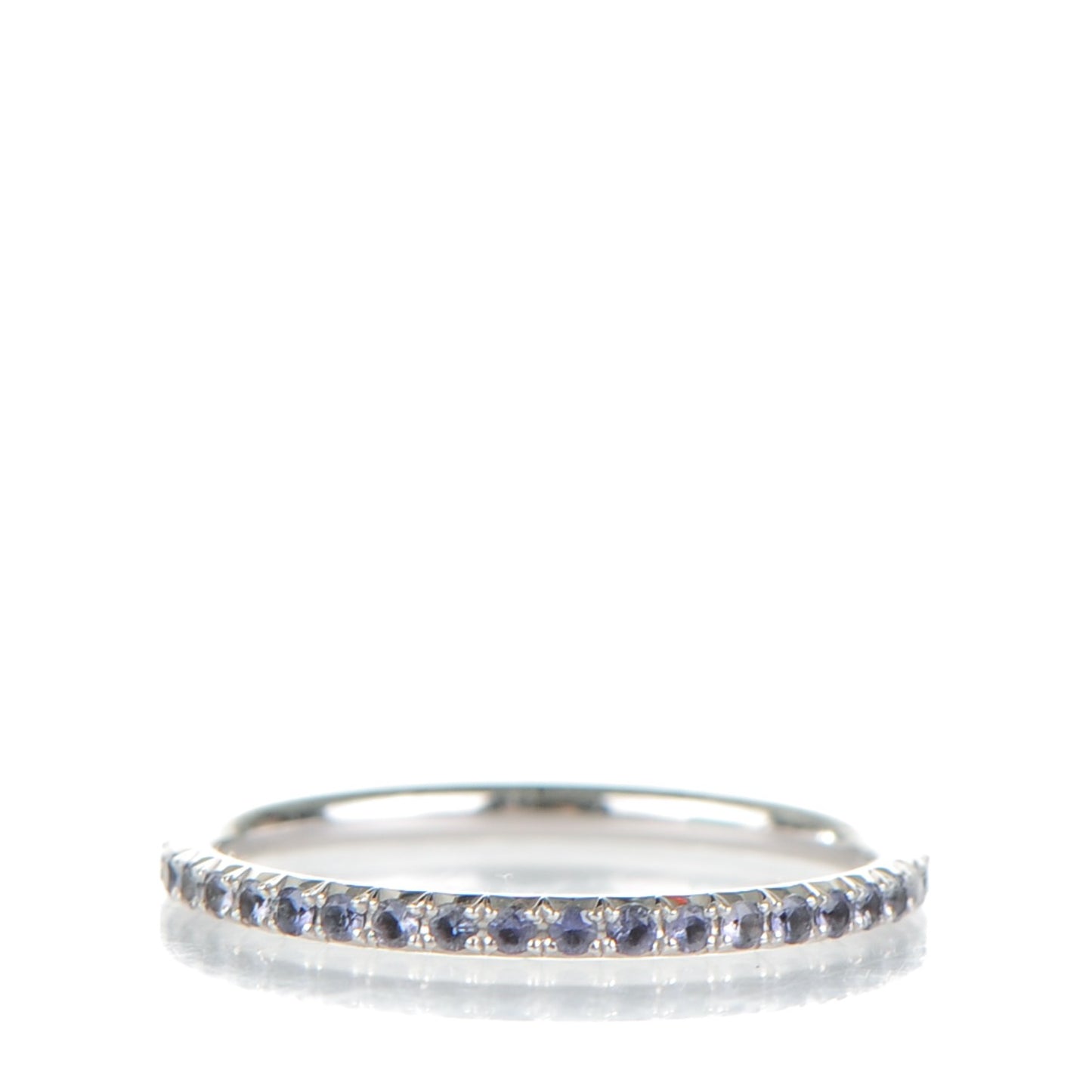 18K White Gold Iolite Metro Ring 5