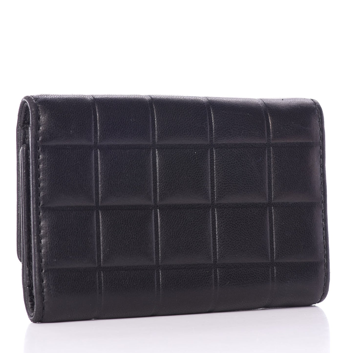 Lambskin Chocolate Bar 6 Key Holder Blue