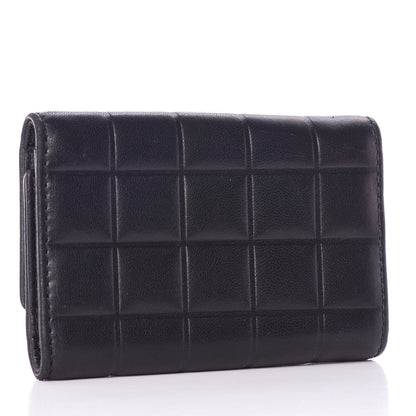 Chanel Lambskin Chocolate Bar 6 Key Holder Blue 2 of 9