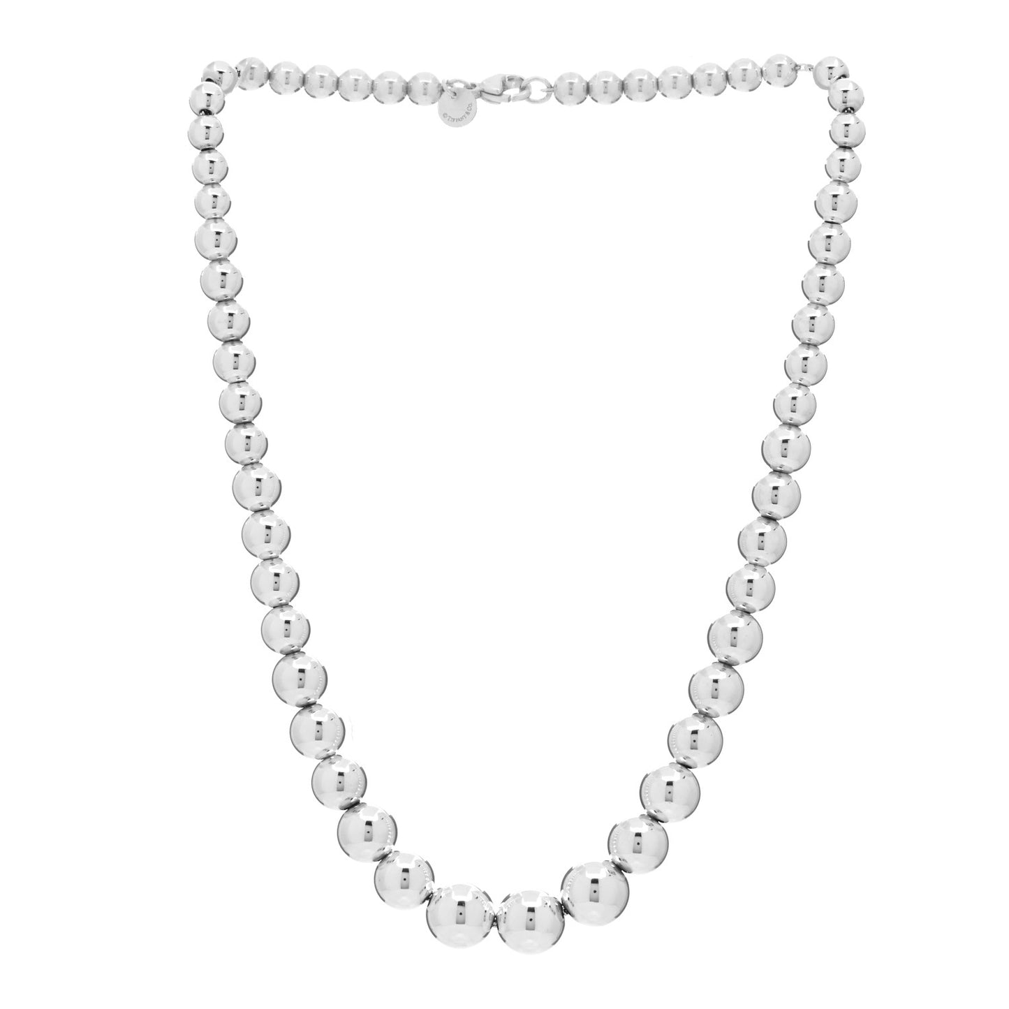 Sterling Silver HardWear Graduated Ball Necklace