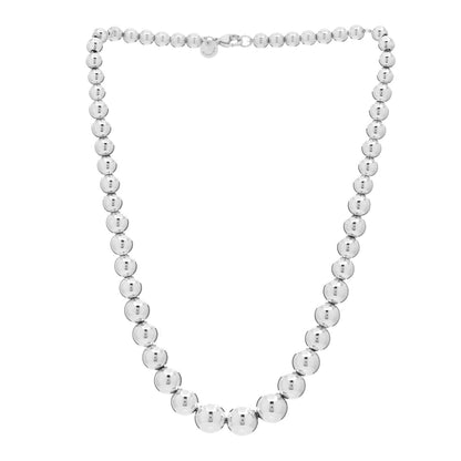 Tiffany Sterling Silver HardWear Graduated Ball Necklace 2 of 3