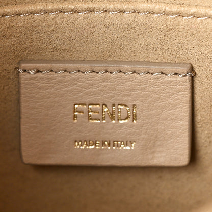 Fendi Vitello Liberty Scalloped Studded Small Kan I Shoulder Bag Black 6 of 10