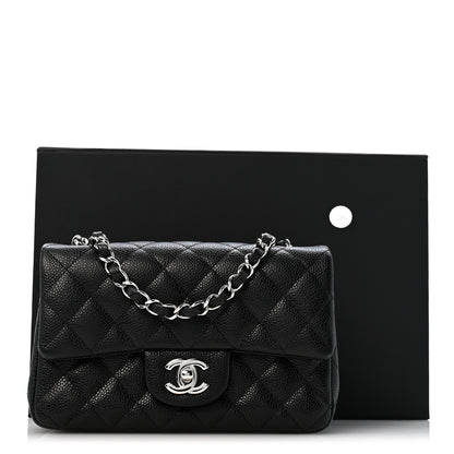 Chanel Caviar Quilted Mini Rectangular Flap Black 13 of 13