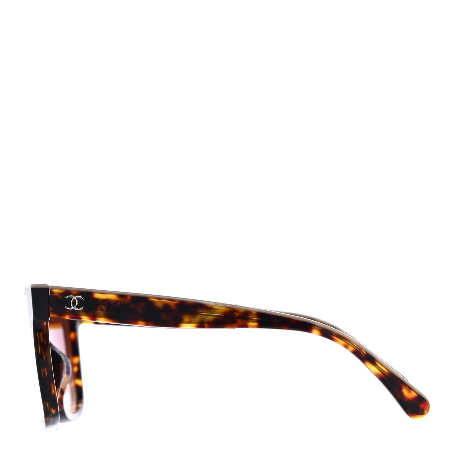 Acetate Logo Shield Sunglasses 5418 Tortoise