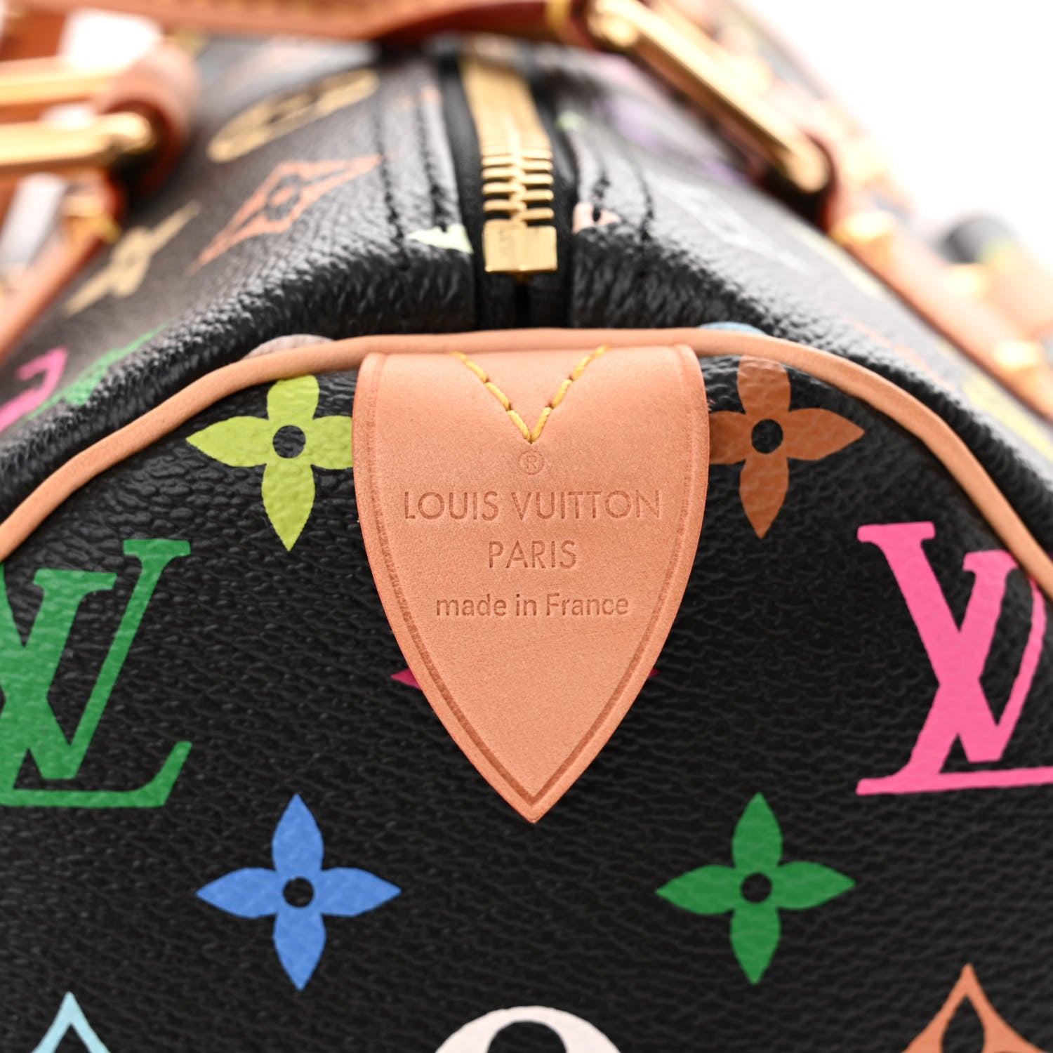 Louis Vuitton Monogram Multicolor Speedy 30 Black 6 of 10