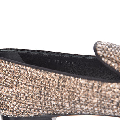 Chanel Fantasy Fabric Grosgrain CC Mocassin Loafers 37 Pink Black 8 of 9