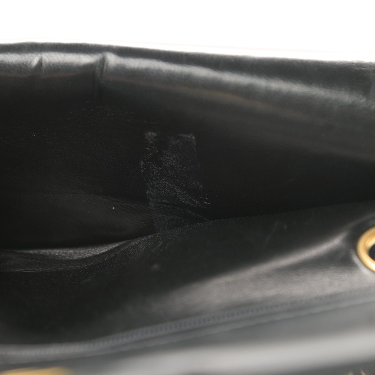 Chanel Lambskin Quilted Medium Double Flap Black 13 of 20