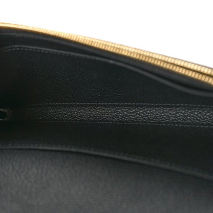 Louis Vuitton Empreinte Monogram Giant Emilie Wallet Black Beige 5 of 7