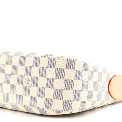 Louis Vuitton Damier Azur Slouchy PM Rose Ballerine 9 of 9