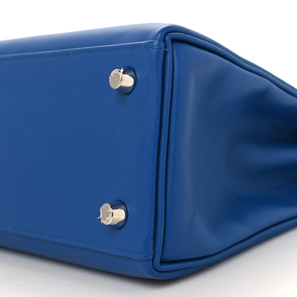 Hermes Swift Kelly Retourne 25 Bleu France 10 of 11