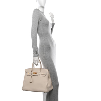 Hermes Togo Birkin 35 Craie 2 of 10