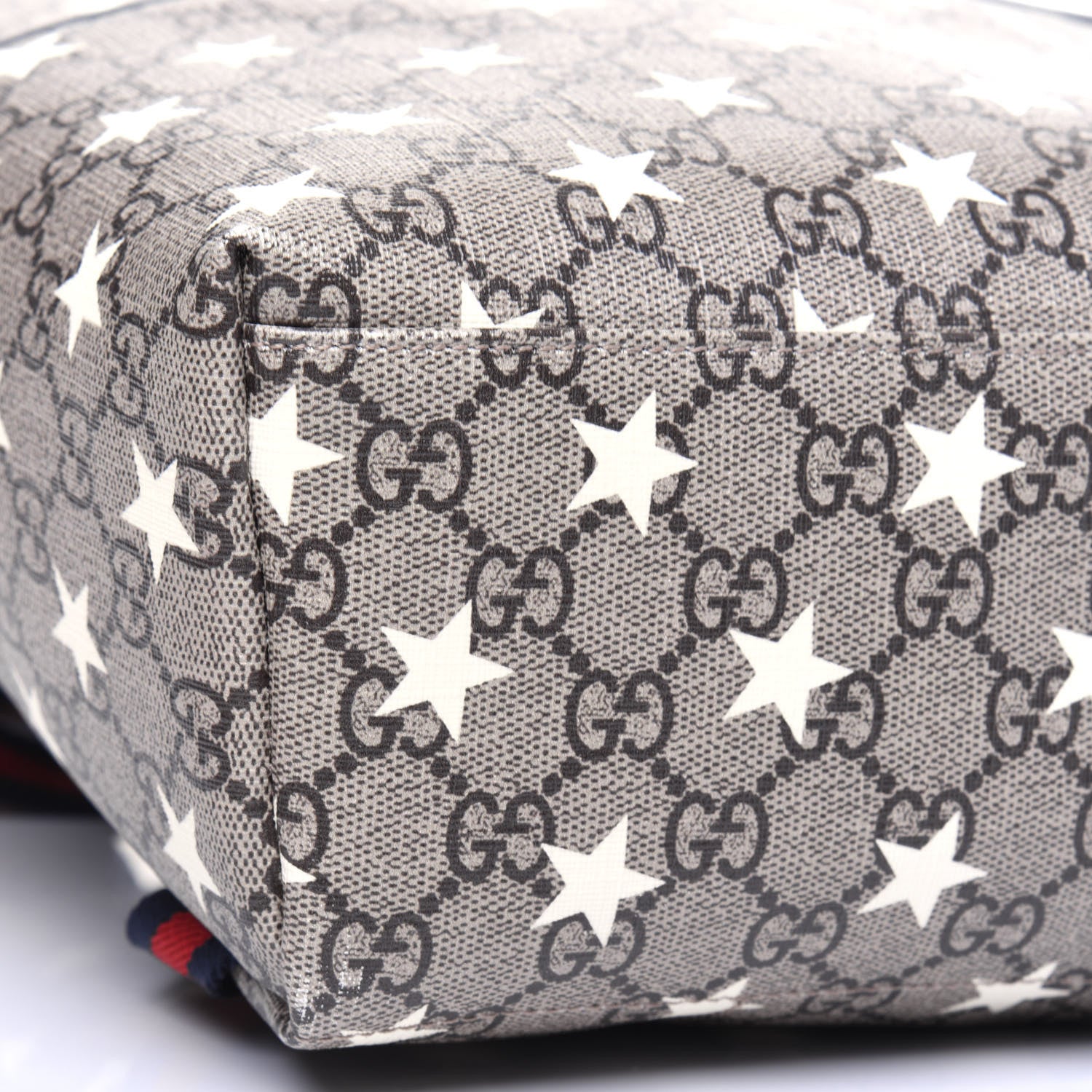 Gucci GG Supreme Monogram Stars Childrens Backpack Beige Ebony Yellow Royal 8 of 12