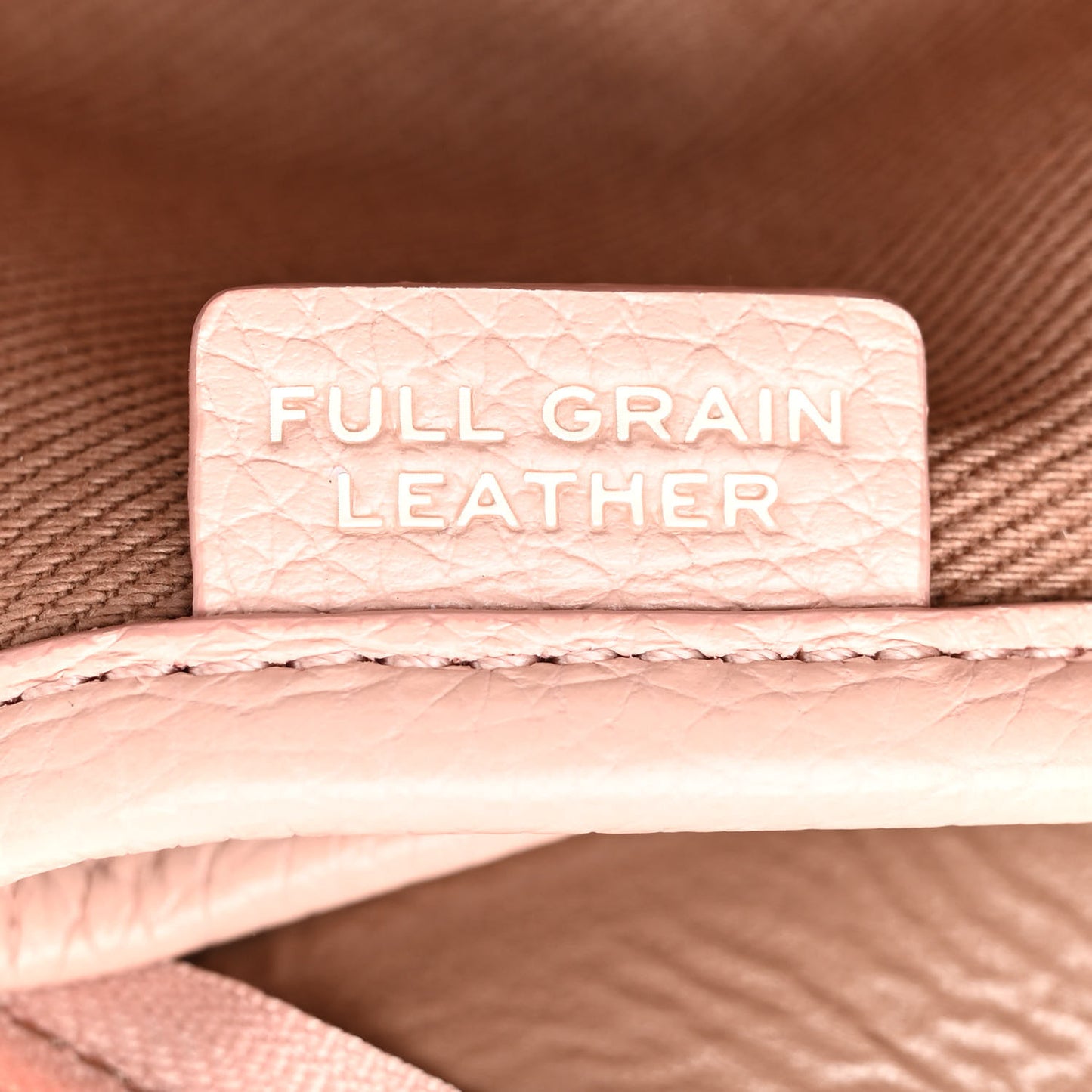 Grained Calfskin Medium The Tote Bag Rose Dust