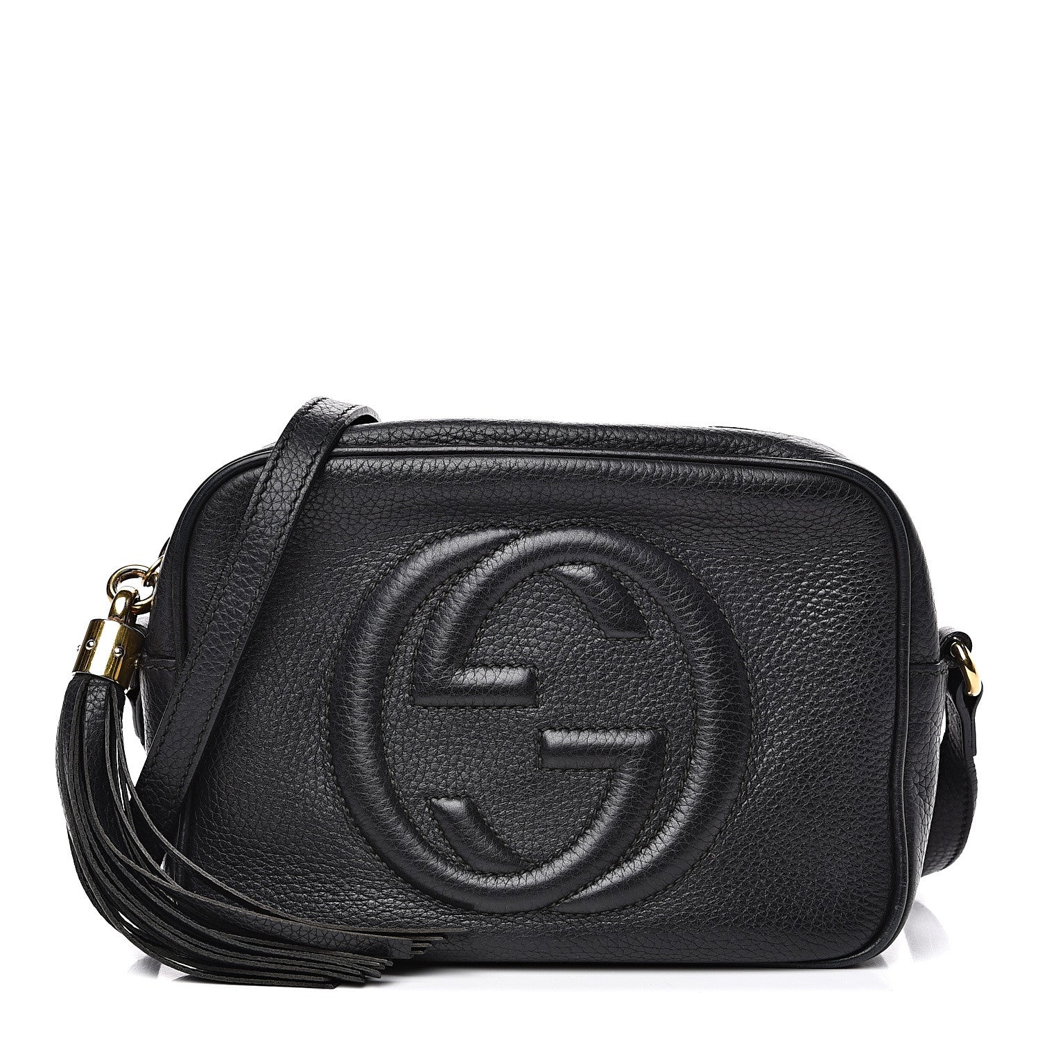 Gucci Pebbled Calfskin Small Soho Disco Bag Black 1 of 15