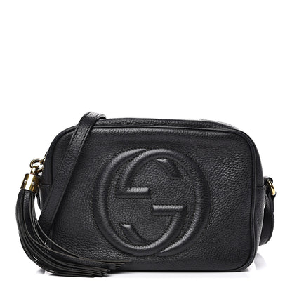 Gucci Pebbled Calfskin Small Soho Disco Bag Black 1 of 15