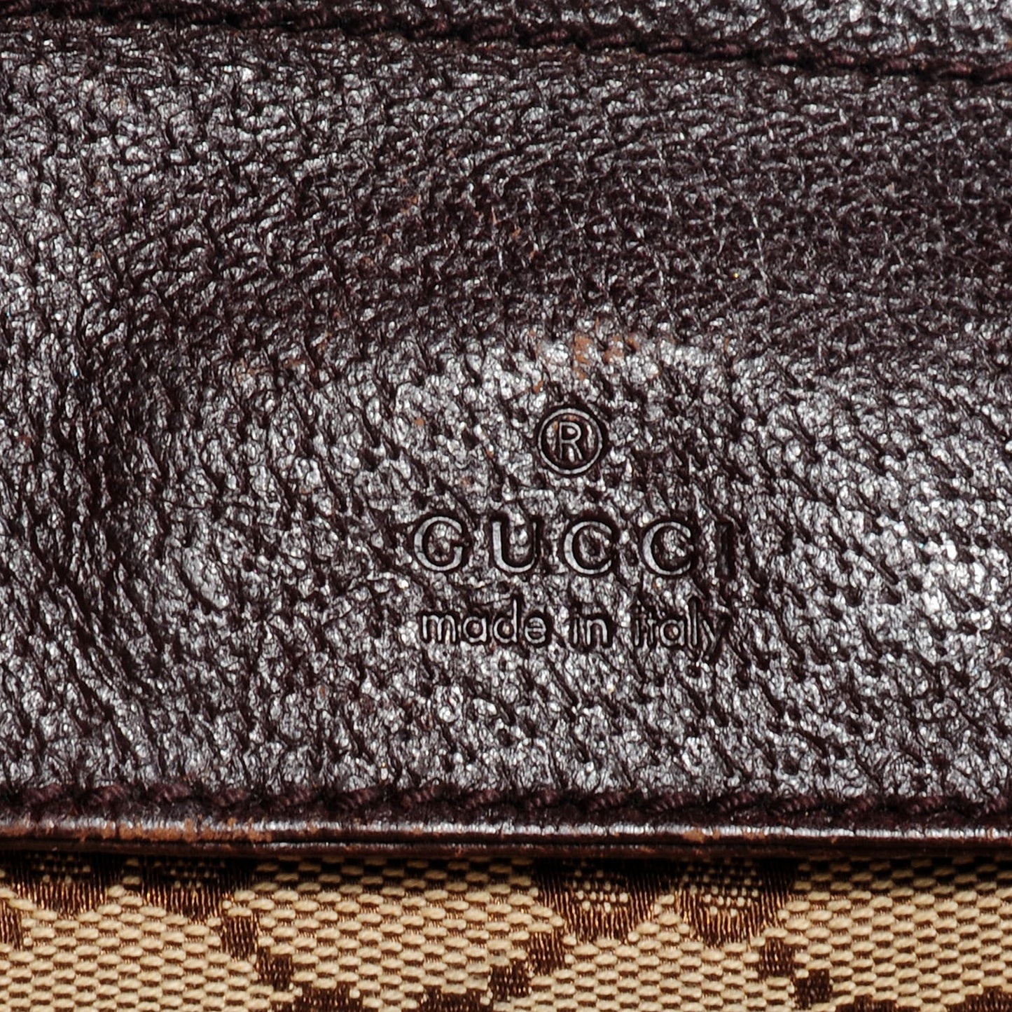GG Monogram Web Double Pocket Belt Bag Dark Brown