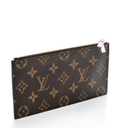 Louis Vuitton Monogram Felicie Chain Wallet Zippered Insert Rose Ballerine 3 of 6