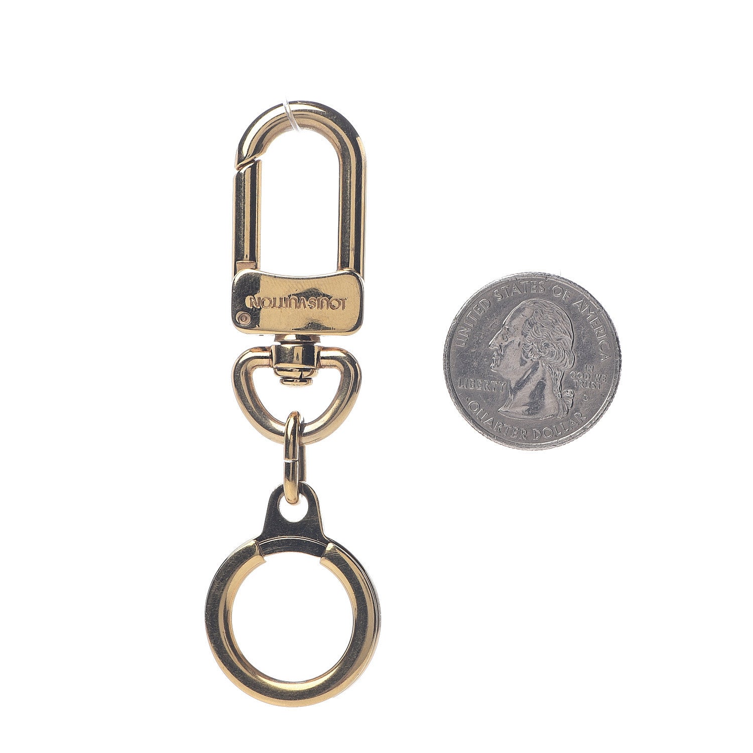 Louis Vuitton Pochette Extender Key Ring Gold 2 of 2