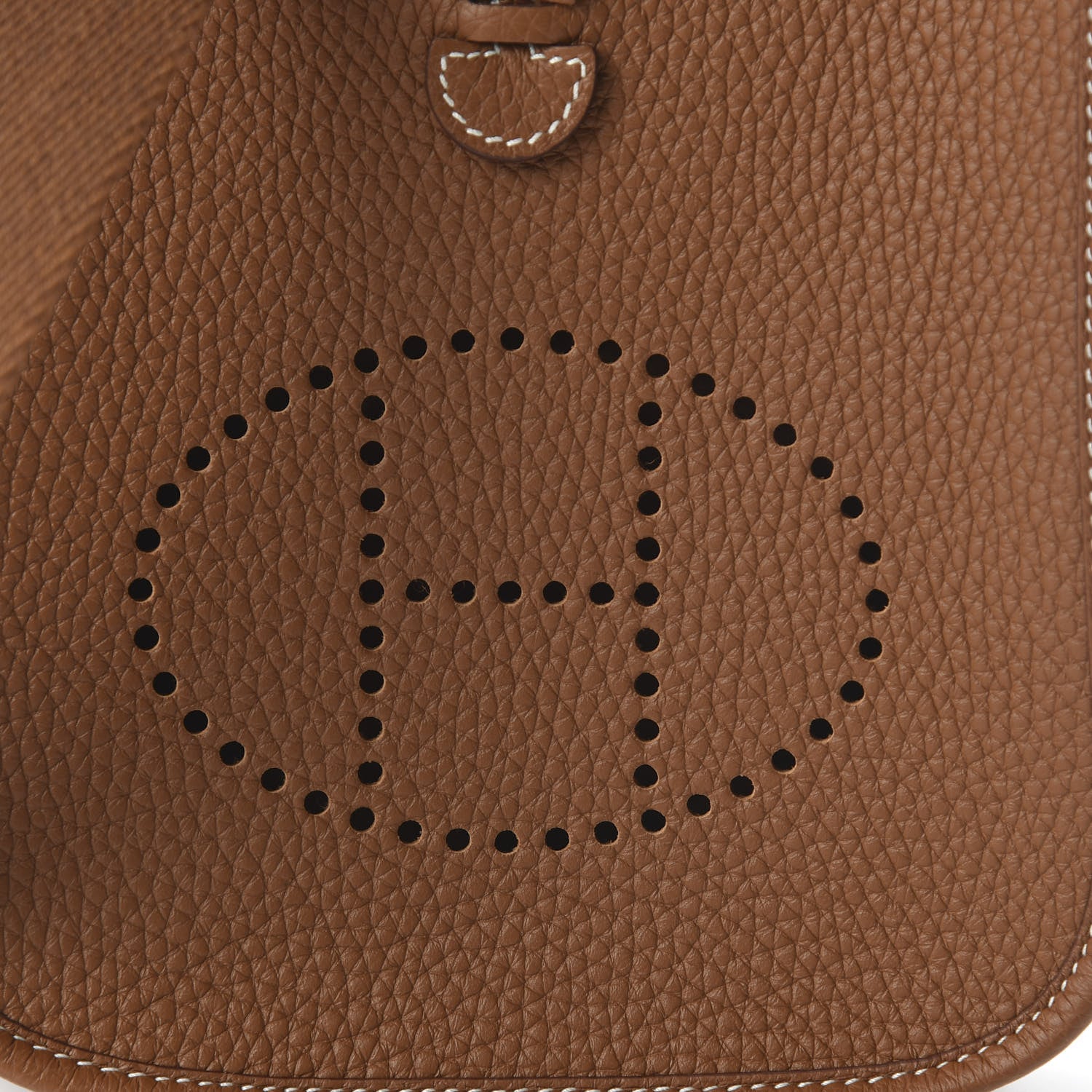 Hermes Taurillon Clemence Evelyne TPM Gold 9 of 10
