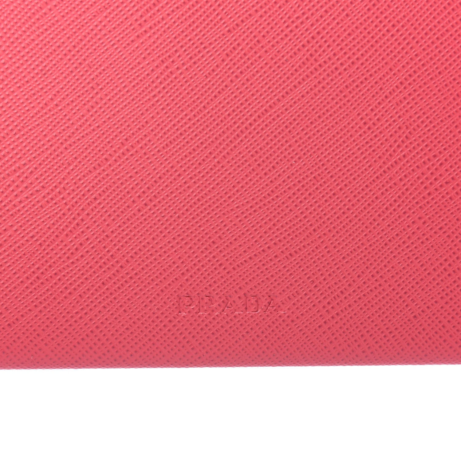 Prada Saffiano Envelope Wallet Peonia 7 of 7
