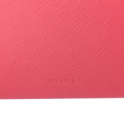 Prada Saffiano Envelope Wallet Peonia 7 of 7