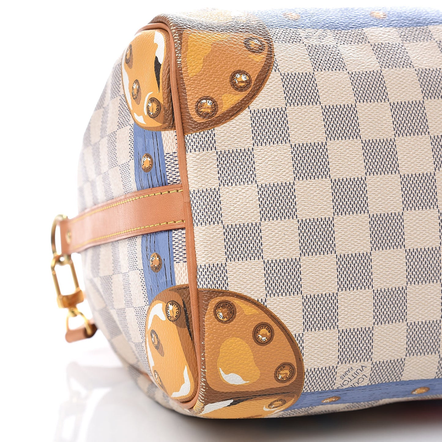 Damier Azur Summer Trunks Speedy Bandouliere 30