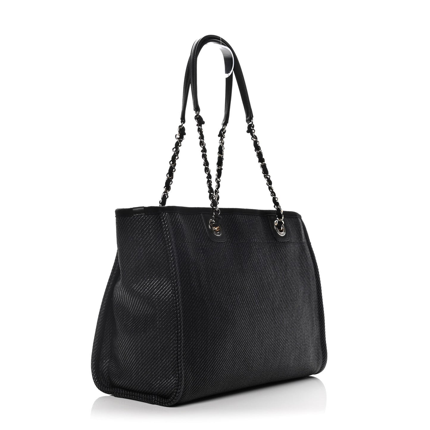 Mixed Fibers Small Deauville Tote Black