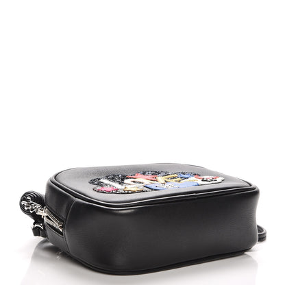 Saint Laurent Calfskin Love Patchwork Blogger Bag Black 4 of 7