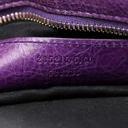 Balenciaga Agneau Classic Gold Hardware Velo Dark Violet 8 of 15