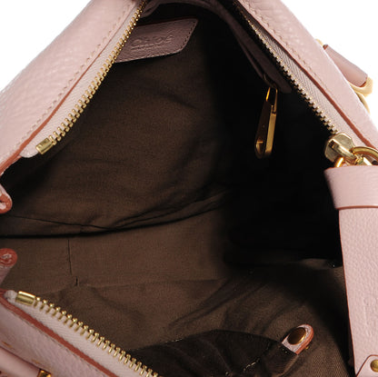 Chloe Calfskin Medium Marcie Satchel Nude Pink 7 of 10
