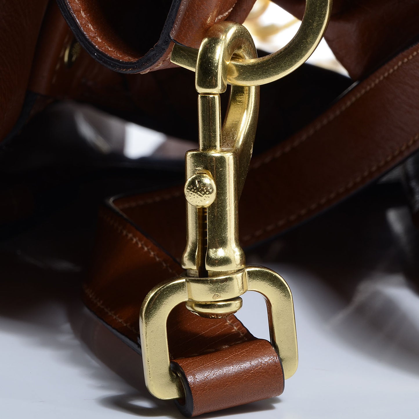 Soft Buffalo Leather Oversized Alexa Oak