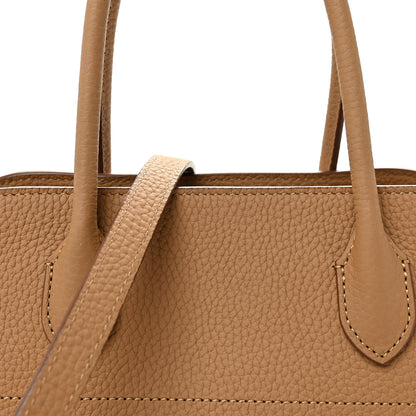 The Row Matte Grained Calfskin Soft Margaux 12 Sandpit 7 of 9