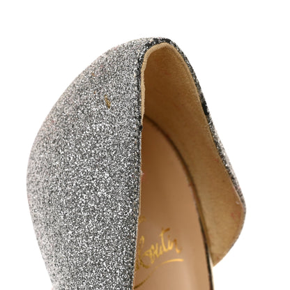 Christian Louboutin Mini Glitter Degrade Specchio Iriza 100 Pumps 39 Drage Light Gold 9 of 9