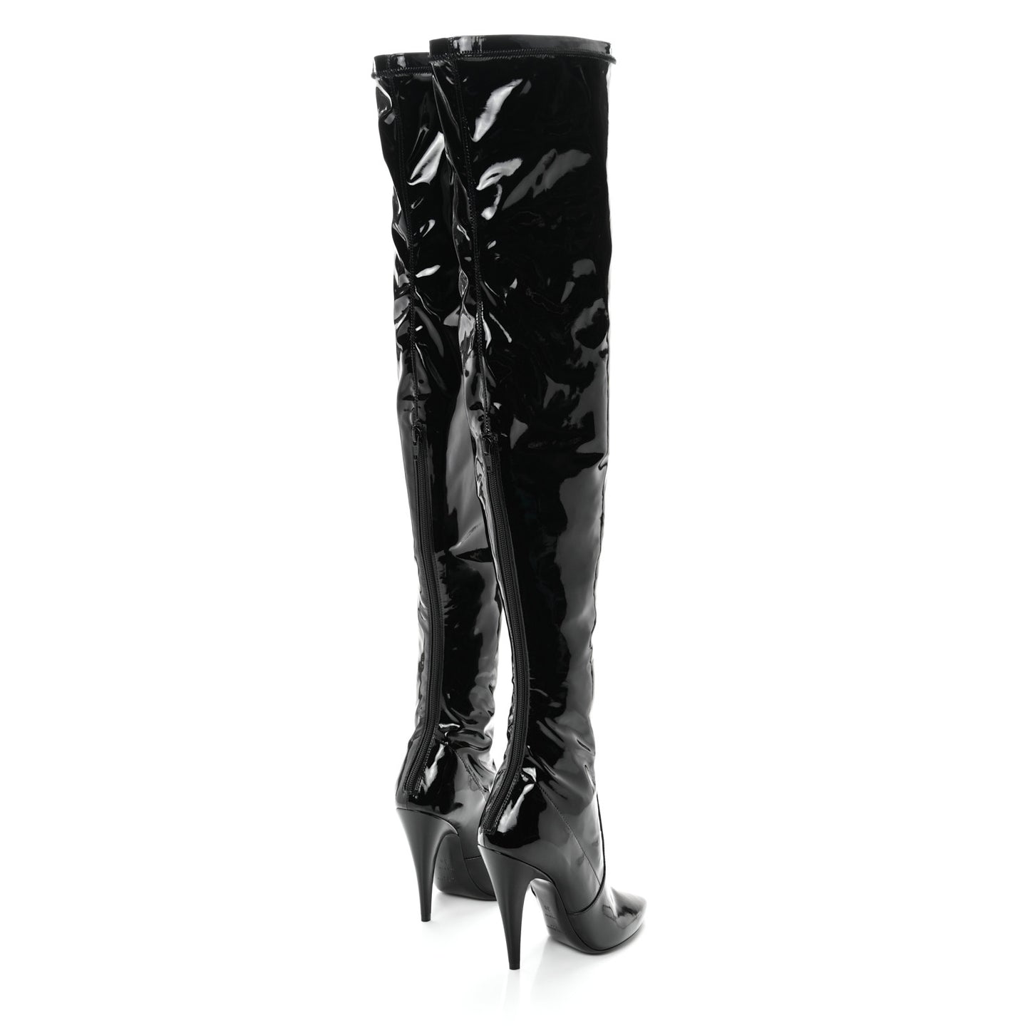 Latex Ayalah 110 Over The Knee Boots 38 Black