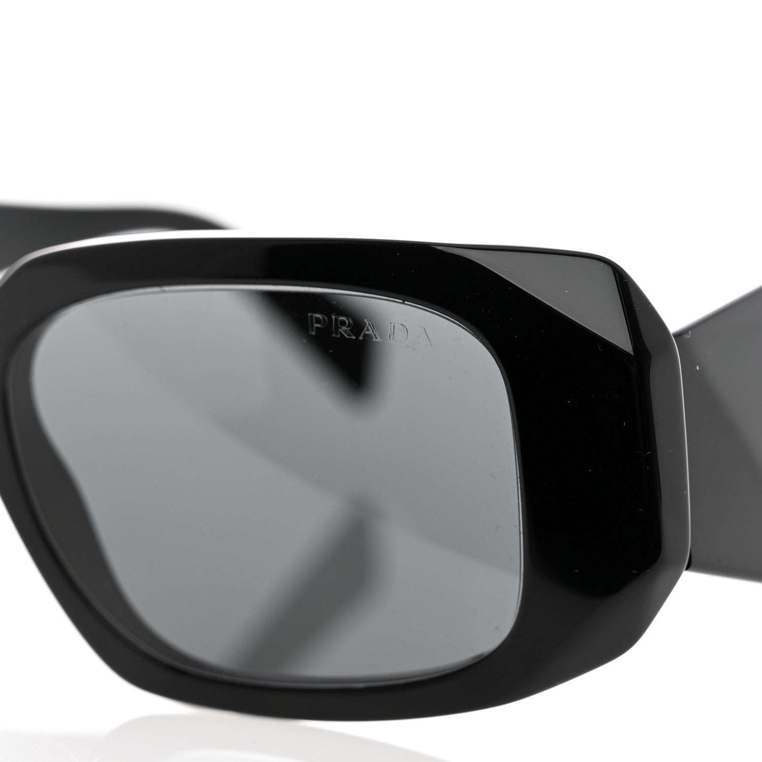 Prada Acetate Symbole Sunglasses SPR 17W Black 7 of 8