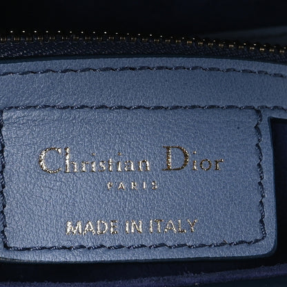 Christian Dior Calfskin Gradient Saddle Bag Indigo Blue 6 of 11