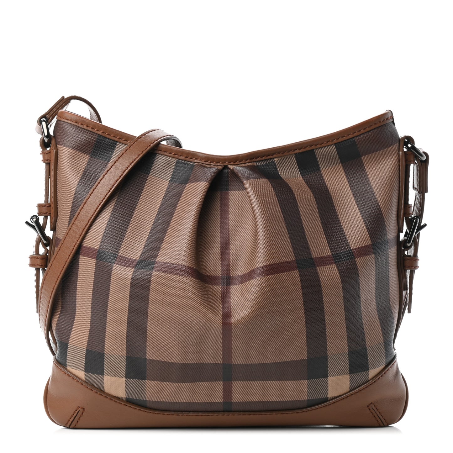 Smoked Check Hartham Shoulder Bag Brown