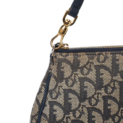 Christian Dior Monogram Mini Saddle Pochette Navy 9 of 11