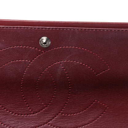 Chanel Lambskin Quilted Jumbo Double Flap Burgundy 15 of 19