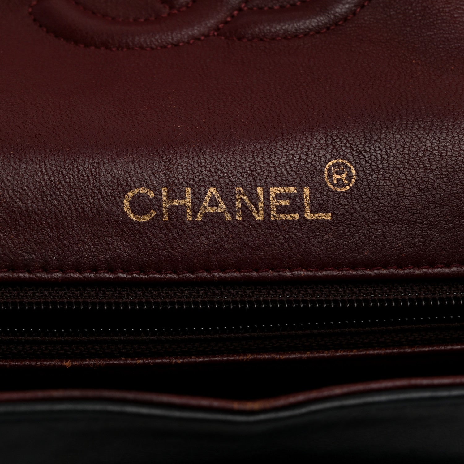 Chanel Lambskin Quilted Medium Double Flap Navy 6 of 13