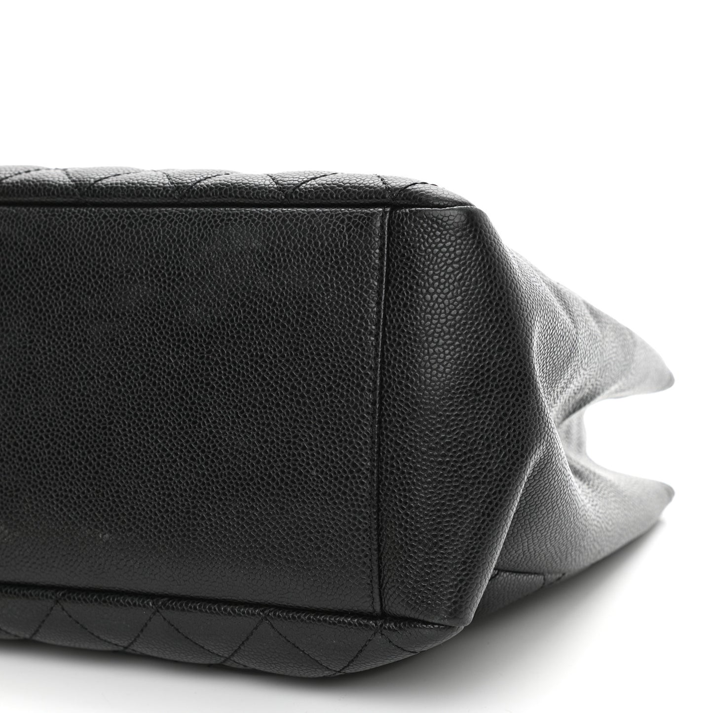 Caviar Quilted Grand Shopping Tote GST Black