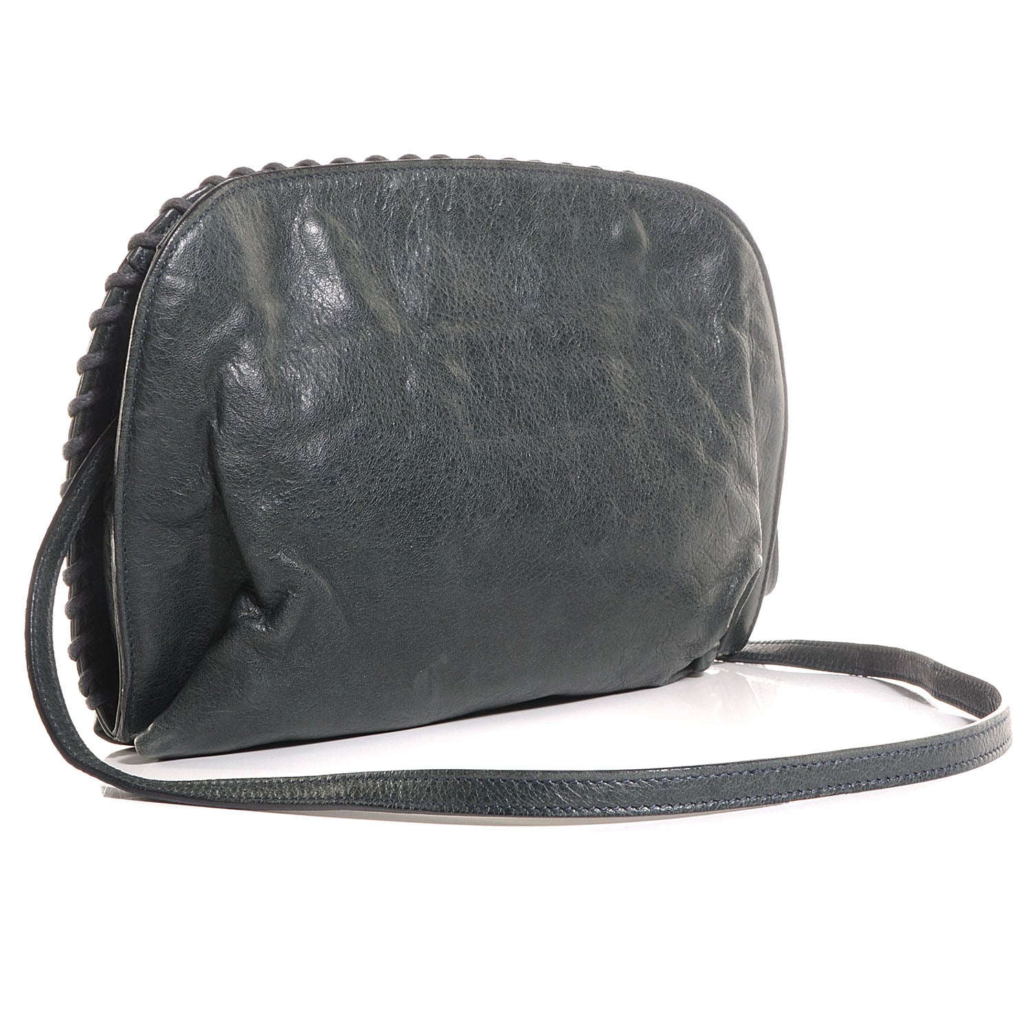Balenciaga Agneau Giant Stitch Shoulder Bag Anthracite 3 of 10