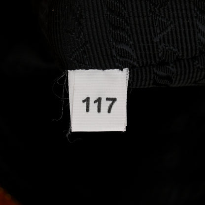 Prada Vitello Phenix Embossed Logo Tote Papaya 7 of 10