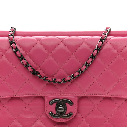 Chanel Lambskin Quilted Medium Crossing Times Flap Pink 8 of 12