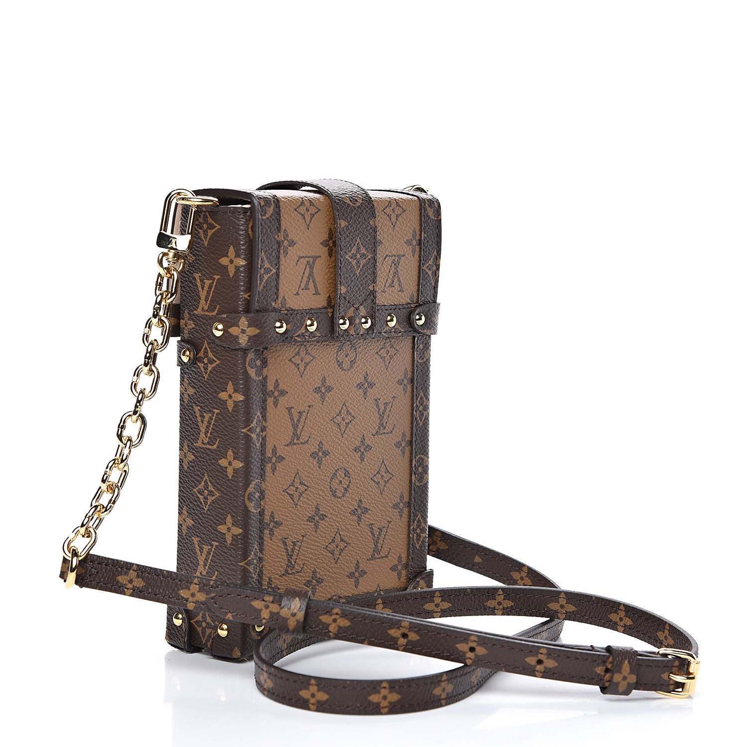 Louis Vuitton Reverse Monogram Pochette Trunk Verticale 3 of 8